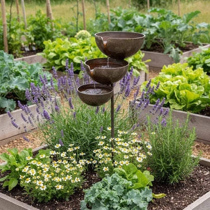 Last Day 50% OFF🐦Rain Catcher Bird Bath –  Bring Life Back To Your Garden🌿