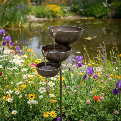 Last Day 50% OFF🐦Rain Catcher Bird Bath –  Bring Life Back To Your Garden🌿